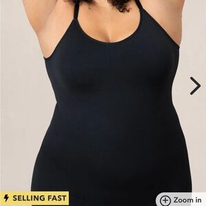 Black Scoop Neck Top